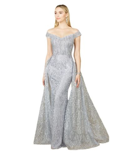 Вечернее платье Lara Off Shoulder Overskirt для женщин