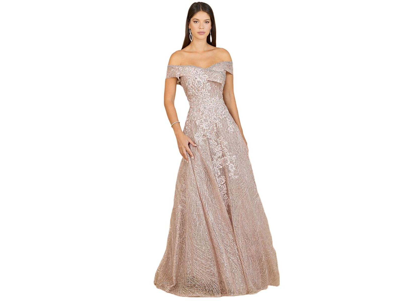 Lara Women's Off Shoulder A-Line Gown