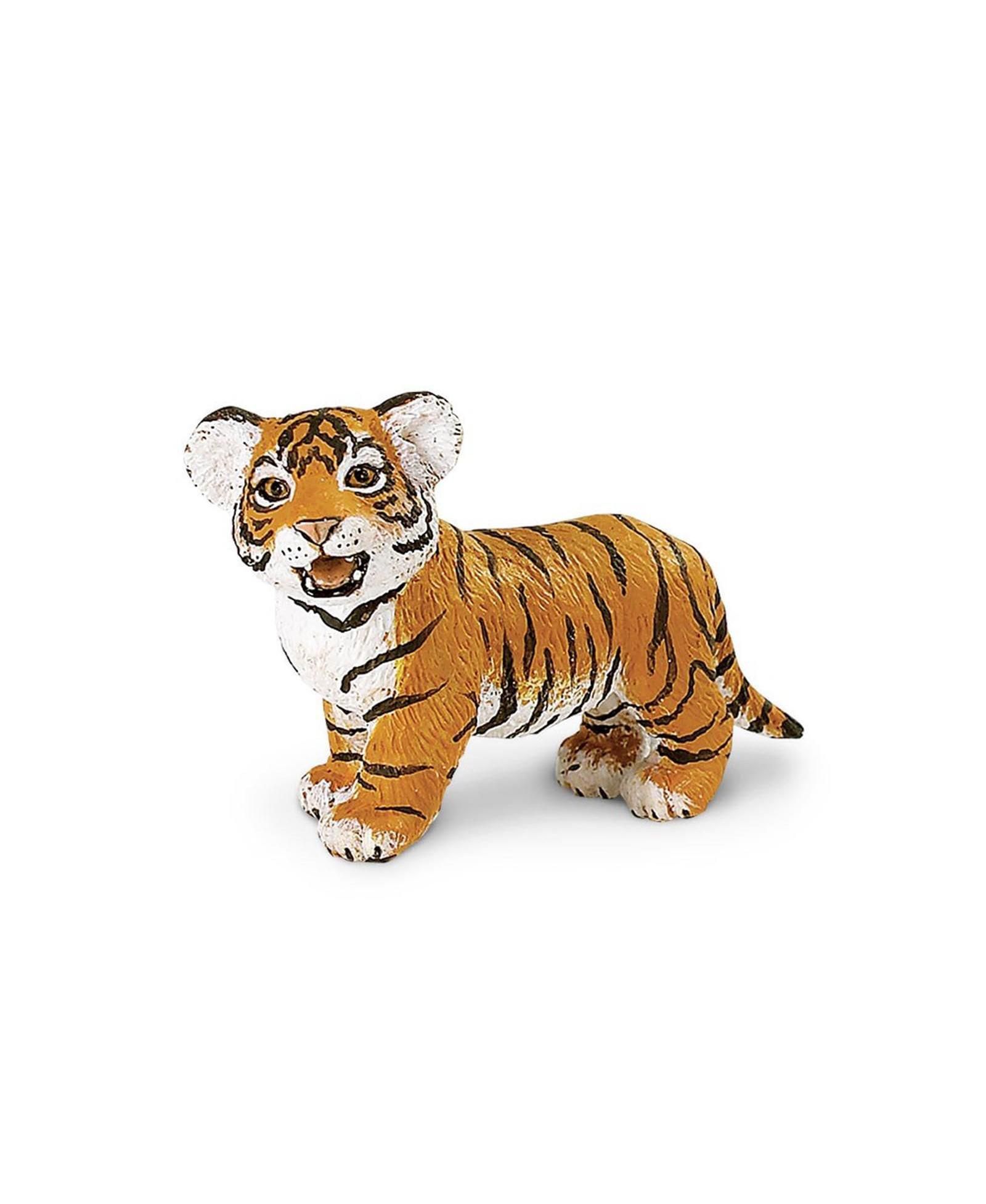 Фигурка тигренка бенгальского окраса Safari Ltd, раскрашенная вручную, 1 шт, для детей от 3 лет