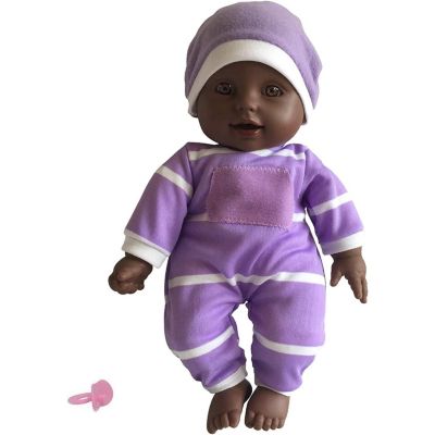 The New York Doll Collection 11" Soft Body Baby Doll with Pacifier, Ages 3+