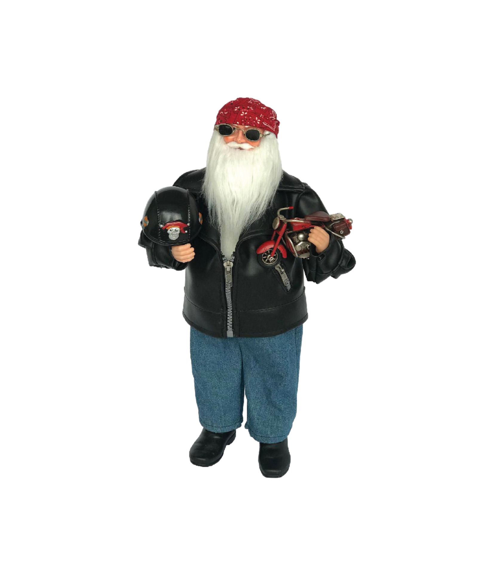 Фигурка Santa's Workshop 18" Biker Claus