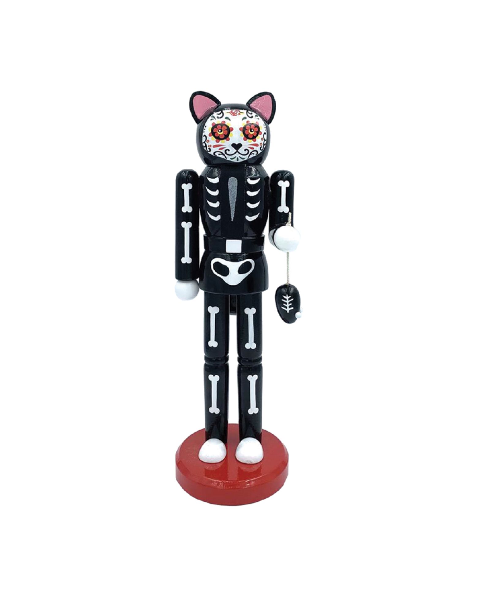 Santa's Workshop Щелкунчик Day of the Dead Cat, 14"