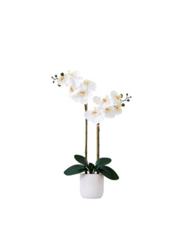 Искусственные орхидеи Nearly Natural 26" Phalaenopsis с декоративной вазой