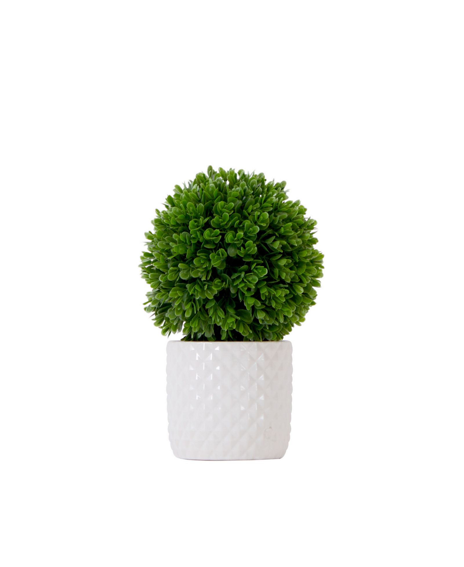 Искусственное растение Nearly Natural 10" Boxwood Topiary с декоративным кашпо