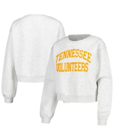 Женский укороченный свитшот ZooZatz Tennessee Volunteers Core Chenille, цвет Oatmeal