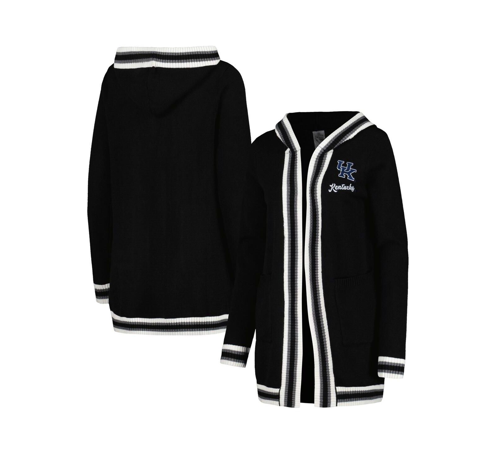 Женский кардиган Gameday Couture Black Kentucky Wildcats Tri-Blend Striped