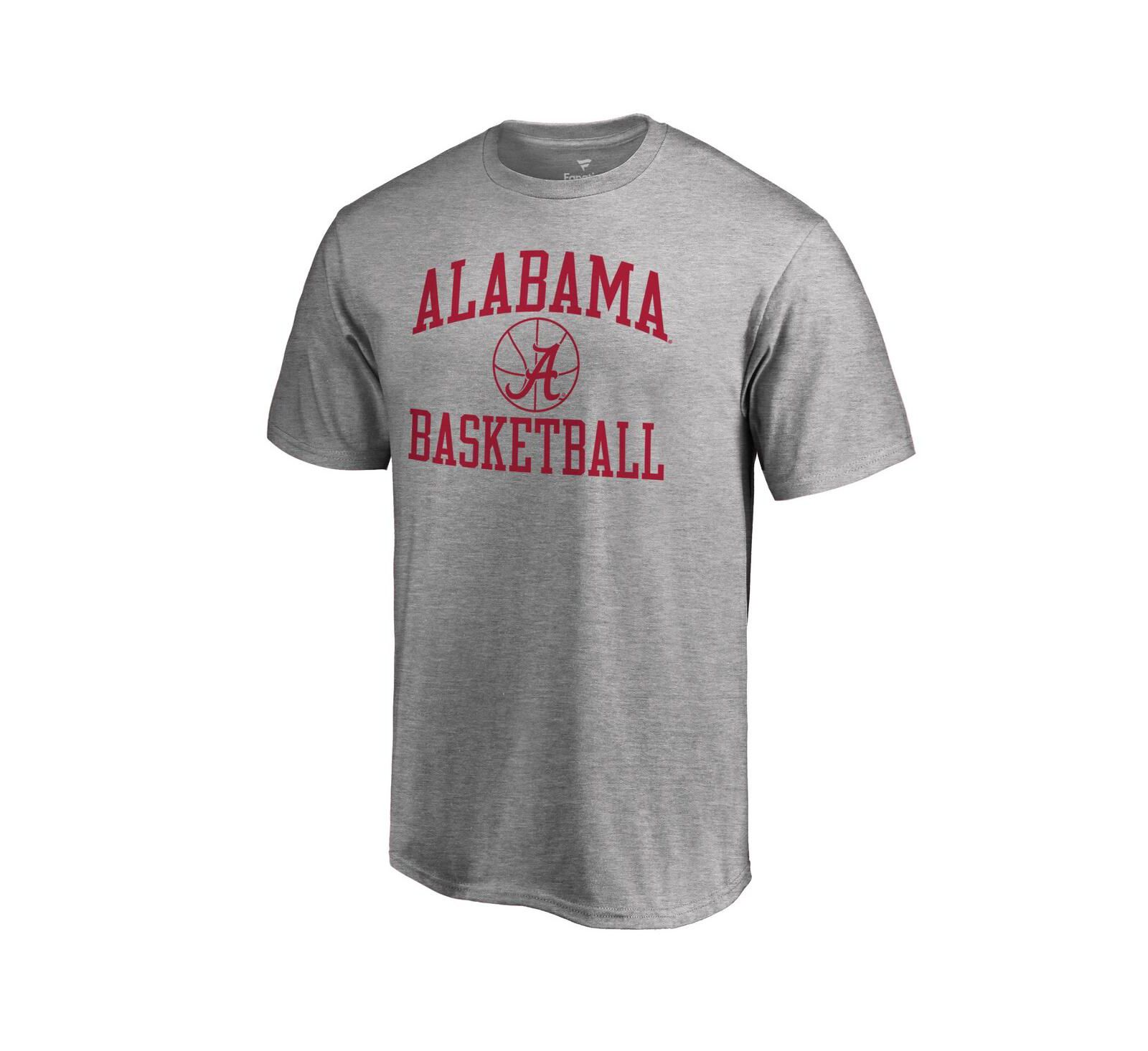 Мужская футболка Fanatics Heathered Gray Alabama Crimson Tide In Bounds