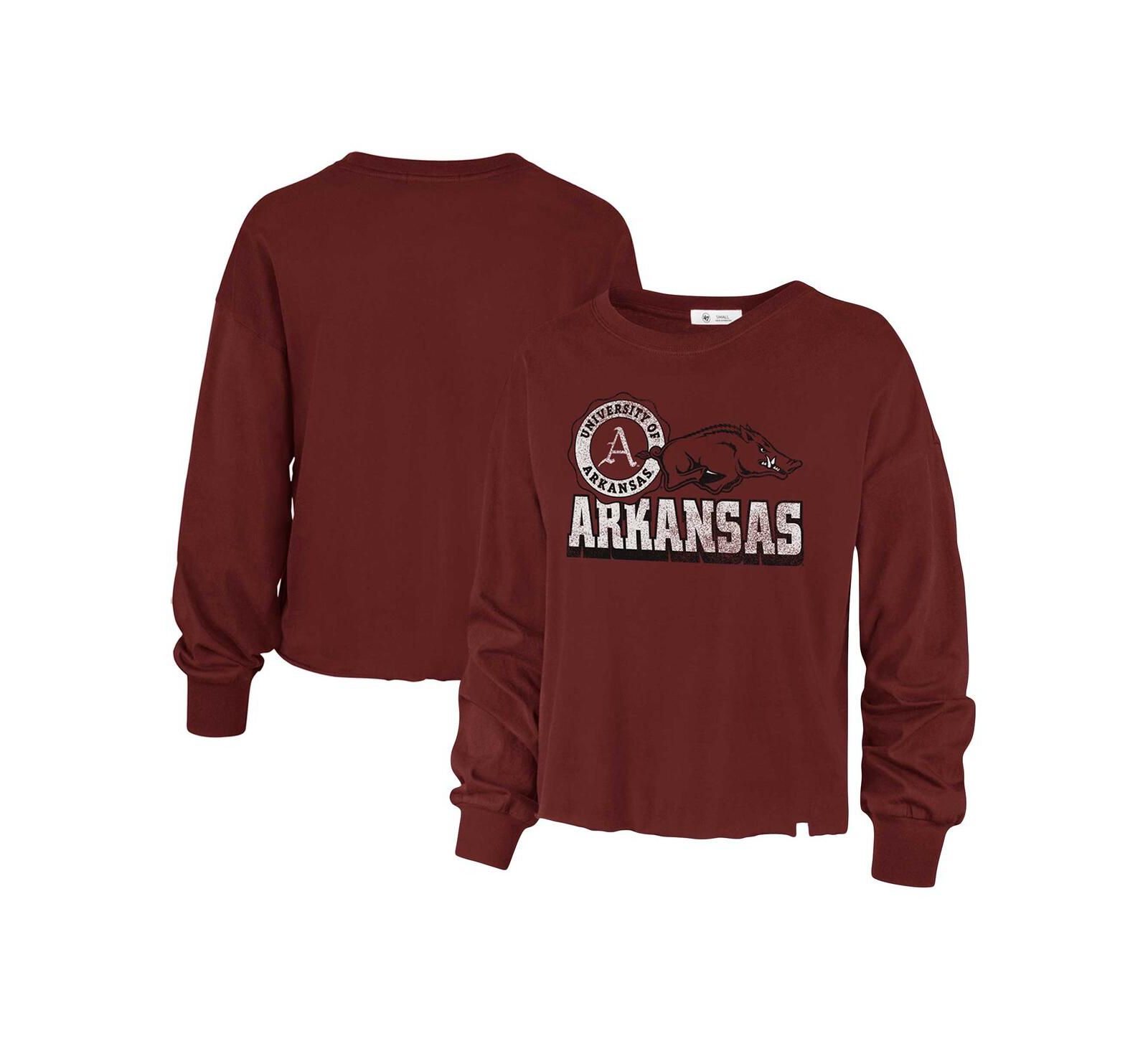 '47 Brand Женская футболка Arkansas Razorbacks, длинный рукав