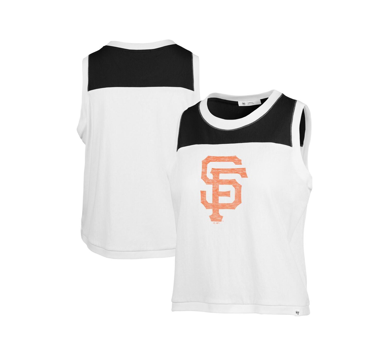 '47 Brand Женский топ '47 Brand White San Francisco Giants Premier Zoey Waist Length Tank Top