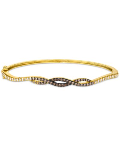 Браслет Le Vian Ombré® Chocolate Ombré с бриллиантами в 14k Gold