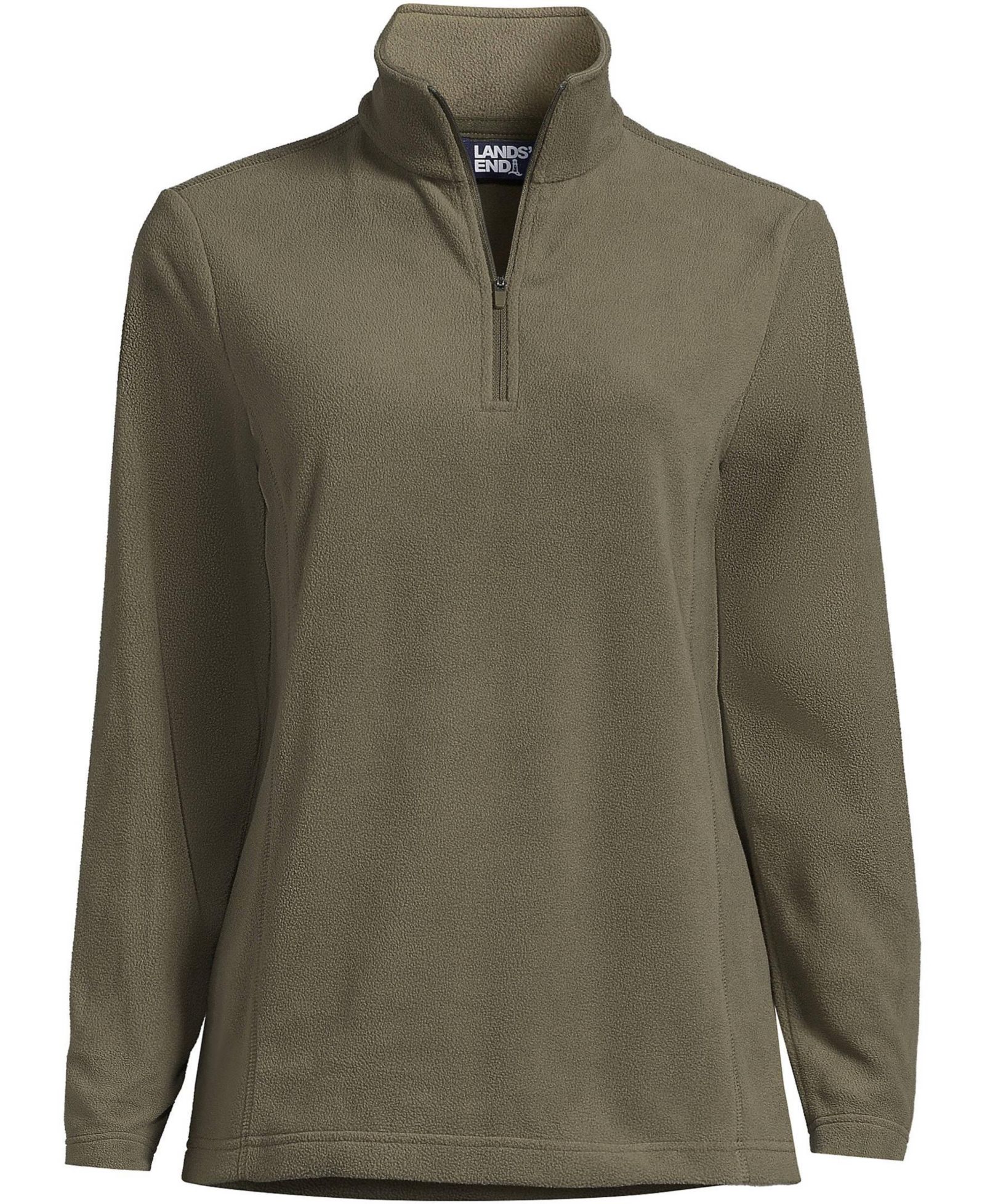 Lands' End Plus Size Anyweather Флисовый джемпер на молнии