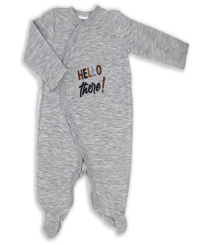 Детский комбинезон Baby Mode Hello There Quilted Footie для мальчиков и девочек