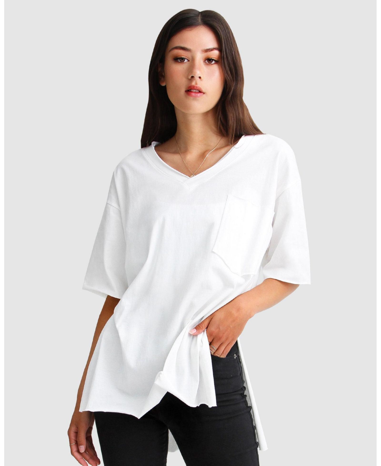 Belle & Bloom Women's Brave Soul Oversized T Shirt