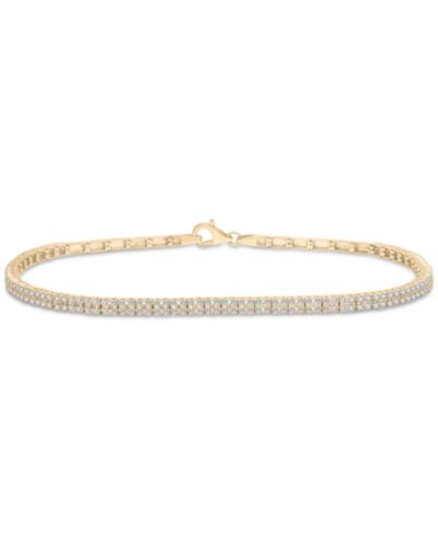 Wrapped in Love™ Diamond Tennis Bracelet (1 ct. t.w.) in 14k Gold, Created for Macy's