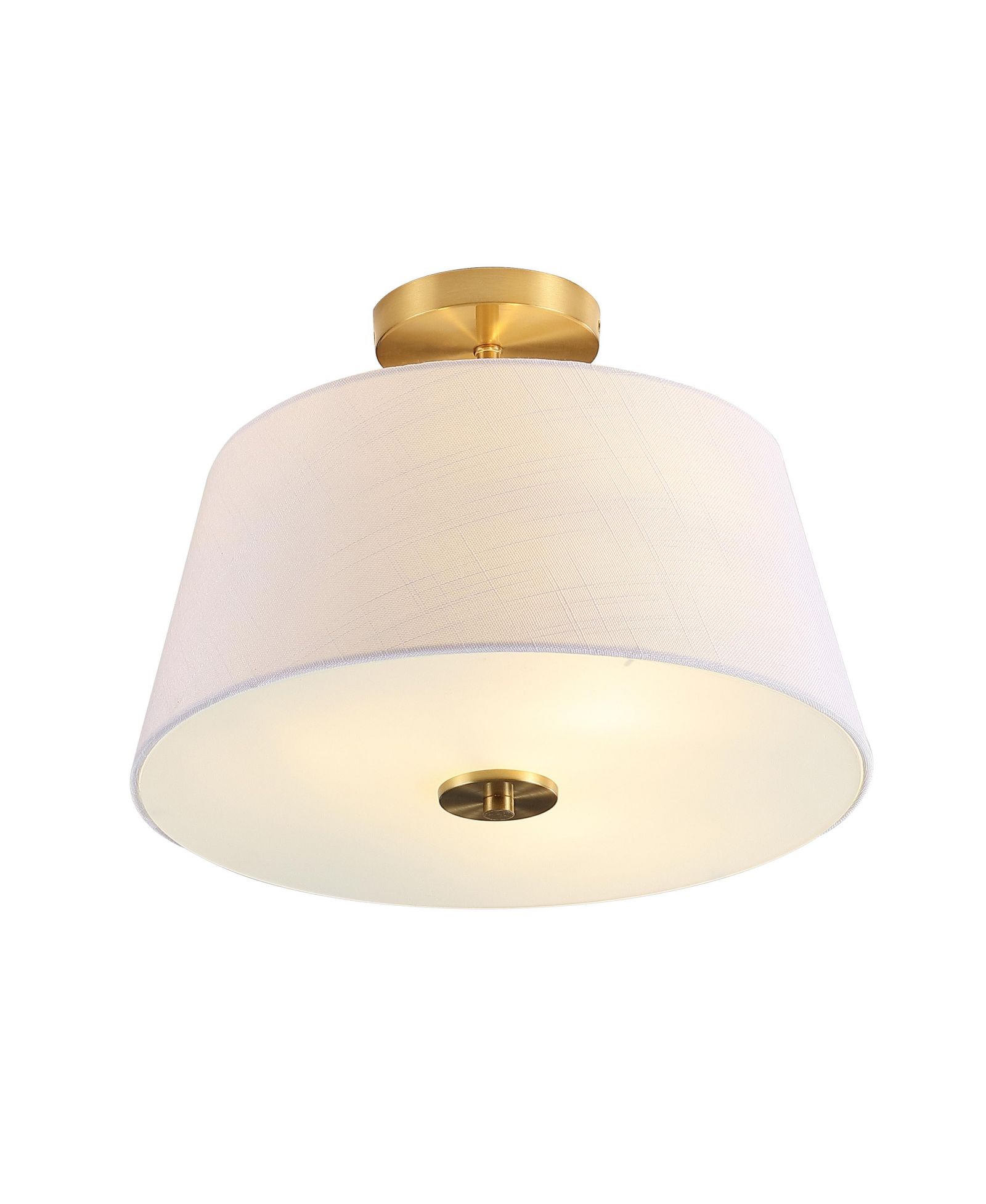 Потолочный светильник Jonathan Y Isabella 15" LED, современный, бронза