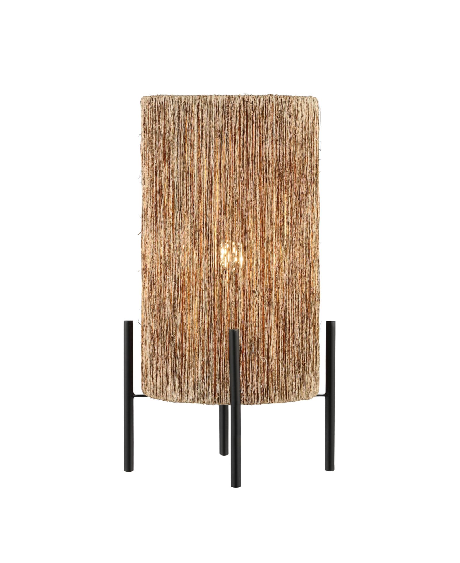 Kai Coastal Minimalist Rattan LED Table Lamp