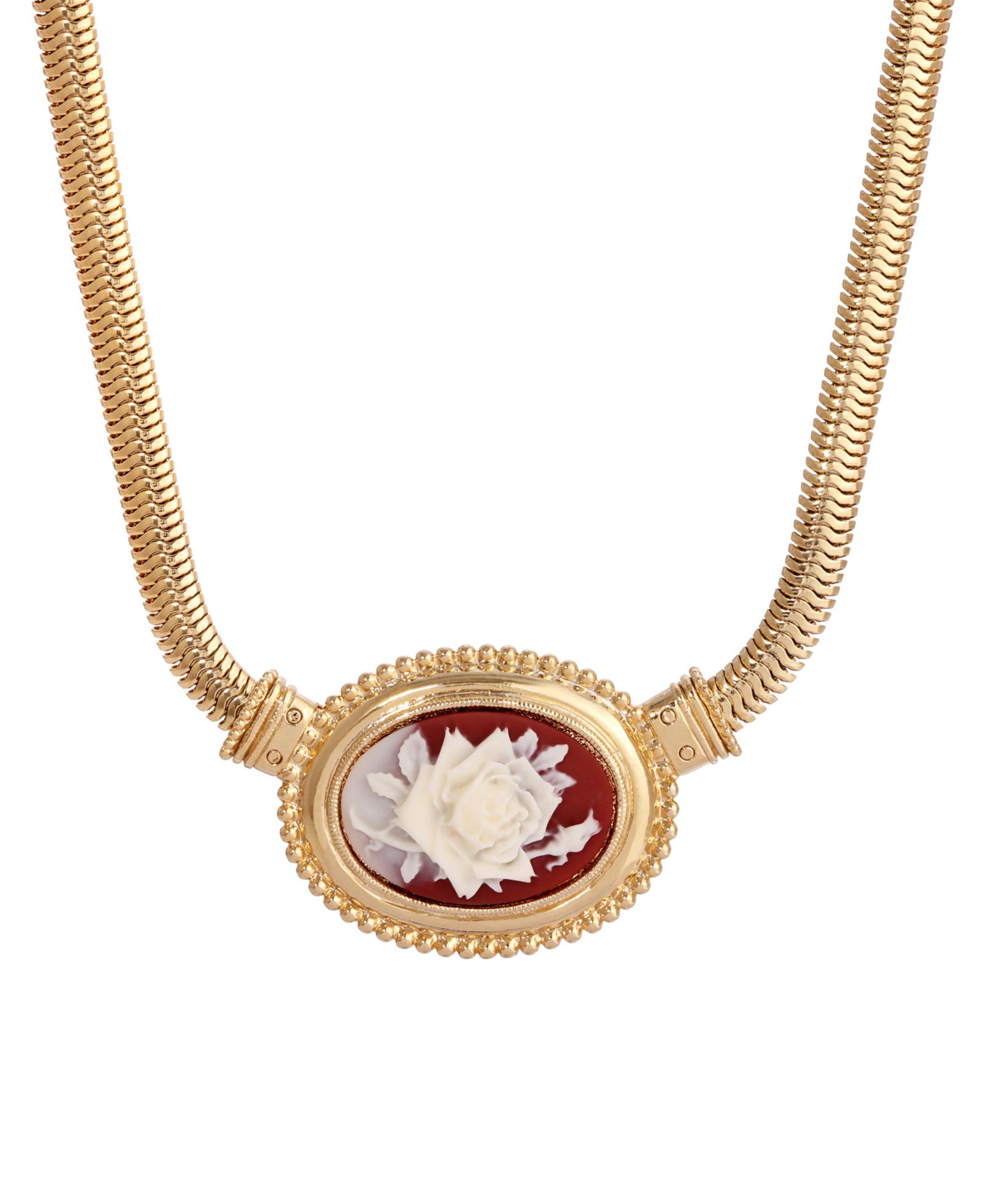 Ожерелье-чокер 2028 Resin Rose Cameo Collar