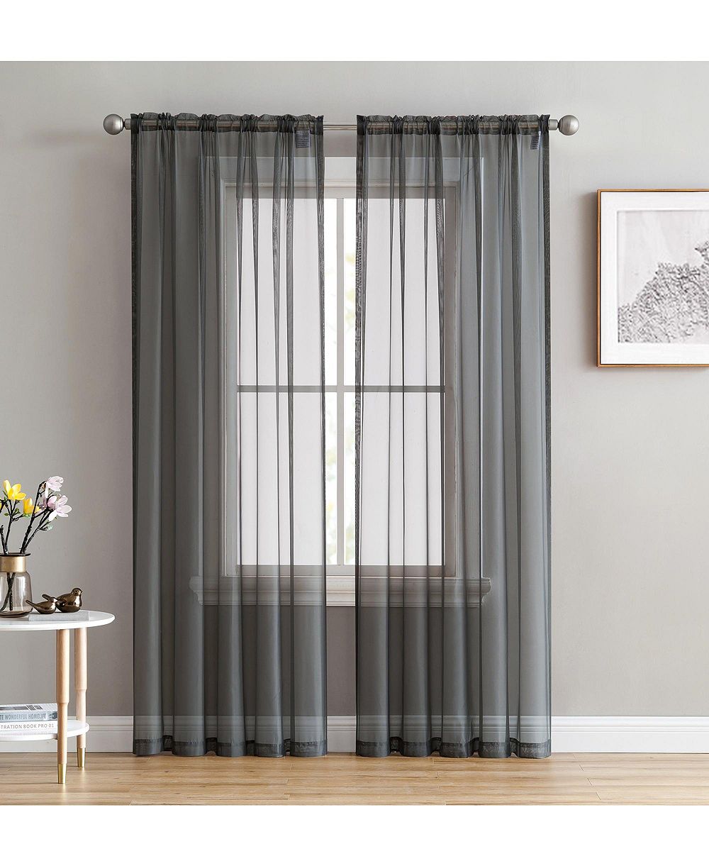 Комплект из 2 прозрачных штор HLC.me Sheer Voile Window Curtain
