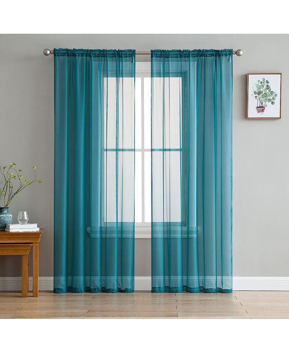 Шторы HLC.me 2 Pack Sheer Voile Window Curtain Panels