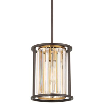 Possini Euro Design Mini Pendant 8" Wide Modern Clear Crystal Rods Fixture for Dining Room House Bedroom Kitchen Home