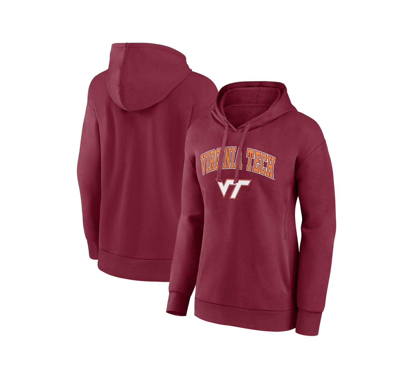 Женский худи Fanatics Maroon Virginia Tech Hokies Evergreen Campus Pullover