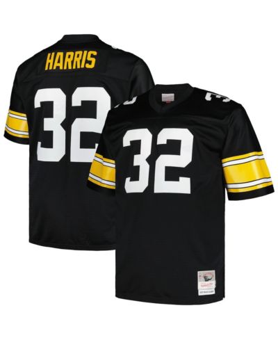 Mitchell & Ness Мужская джерси Pittsburgh Steelers, Franco Harris, черная, Big and Tall, 1976 Legacy