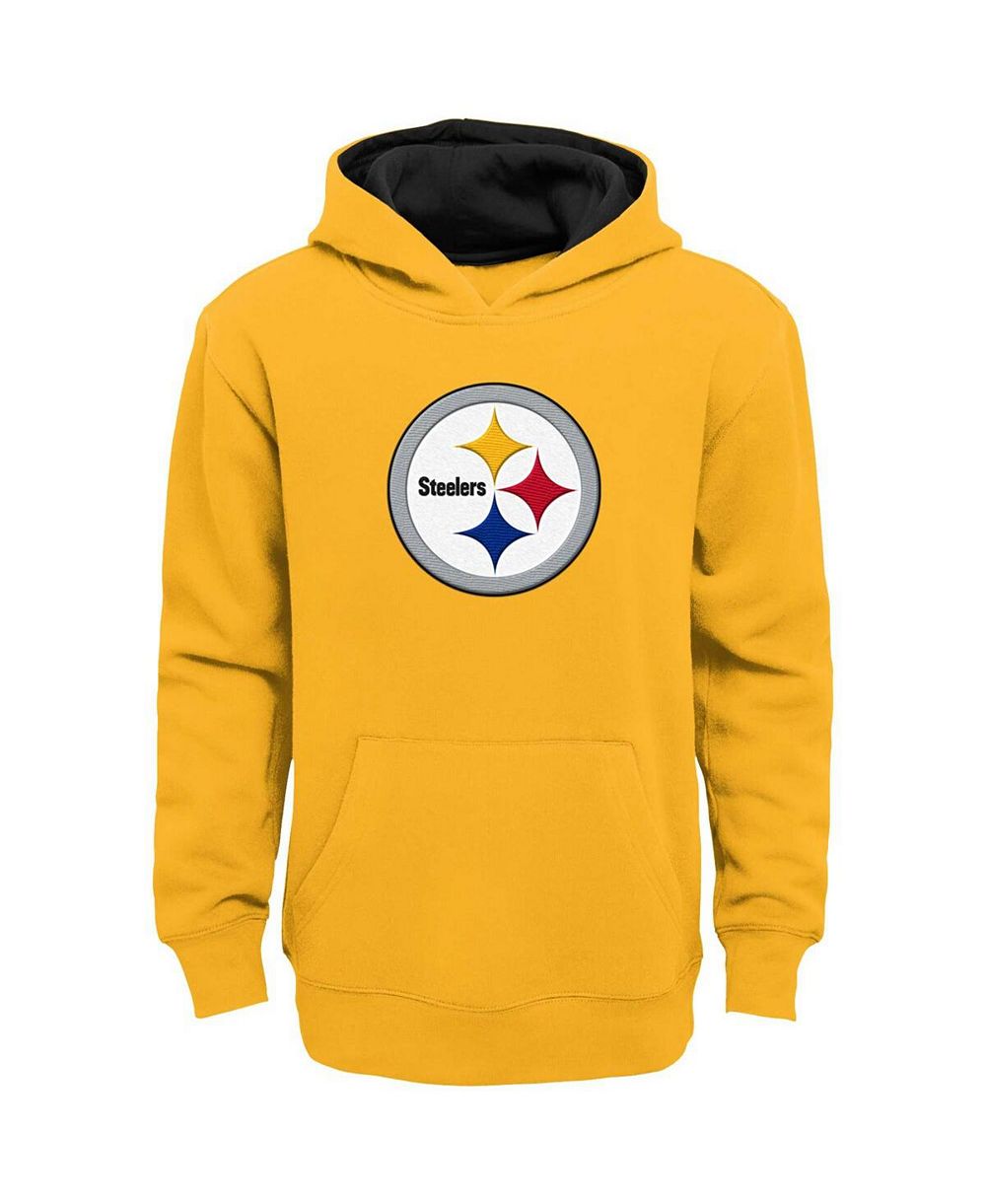 Худи Outerstuff Big Boys Gold Pittsburgh Steelers Prime Pullover