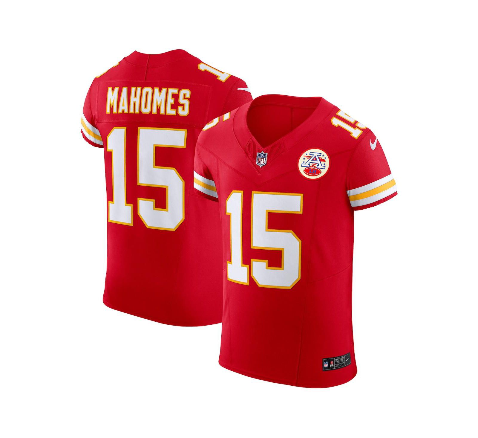 Мужская джерси Nike Patrick Mahomes Red Kansas City Chiefs Vapor F.U.S.E. Elite