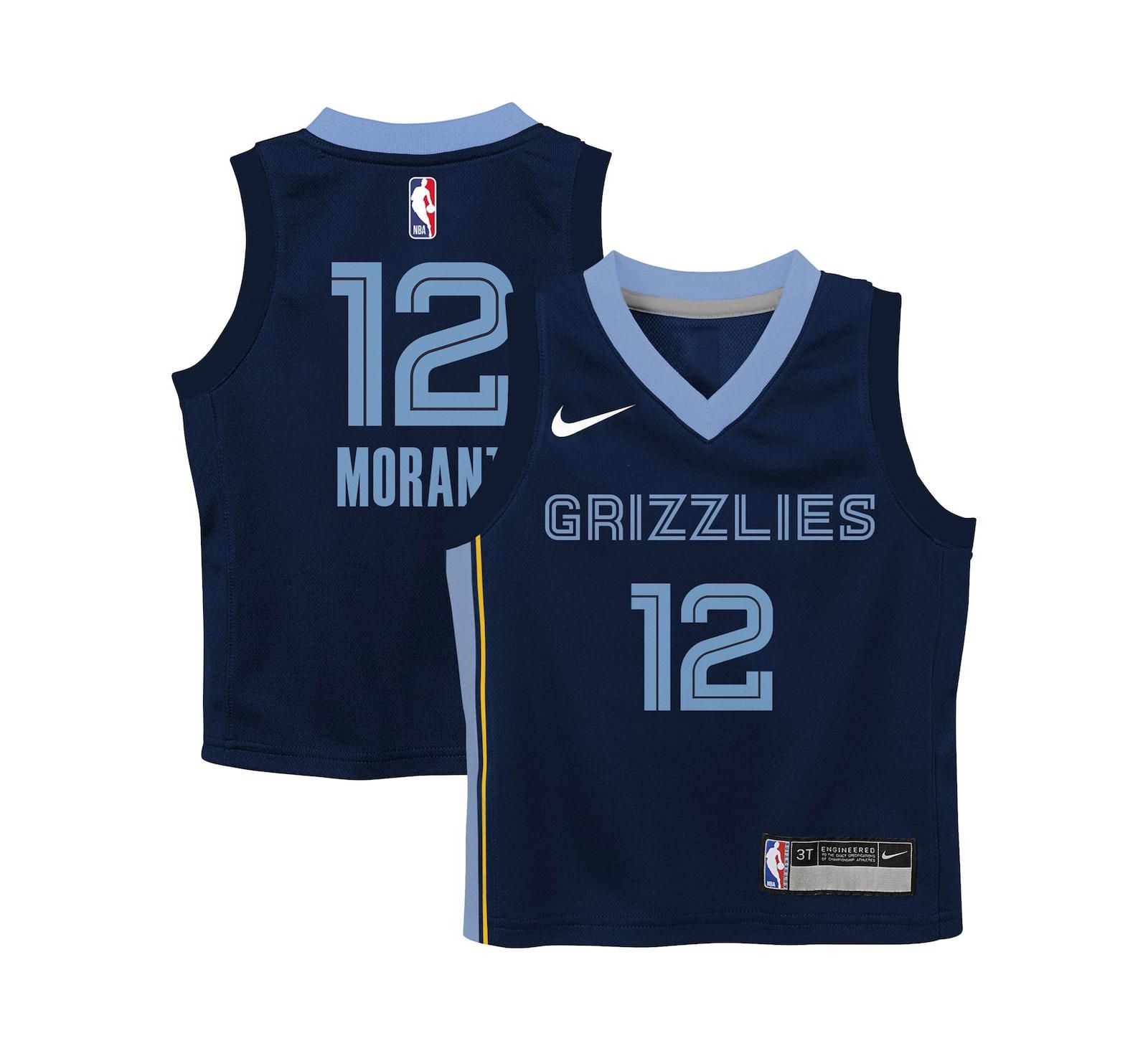 Детская джерси Nike Ja Morant Memphis Grizzlies Icon Edition