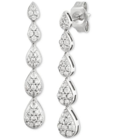 Серьги Forever Grown Diamonds с лабораторными бриллиантами, серебро 925