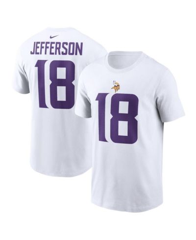 Мужская футболка Nike Minnesota Vikings с именем и номером игрока Justin Jefferson