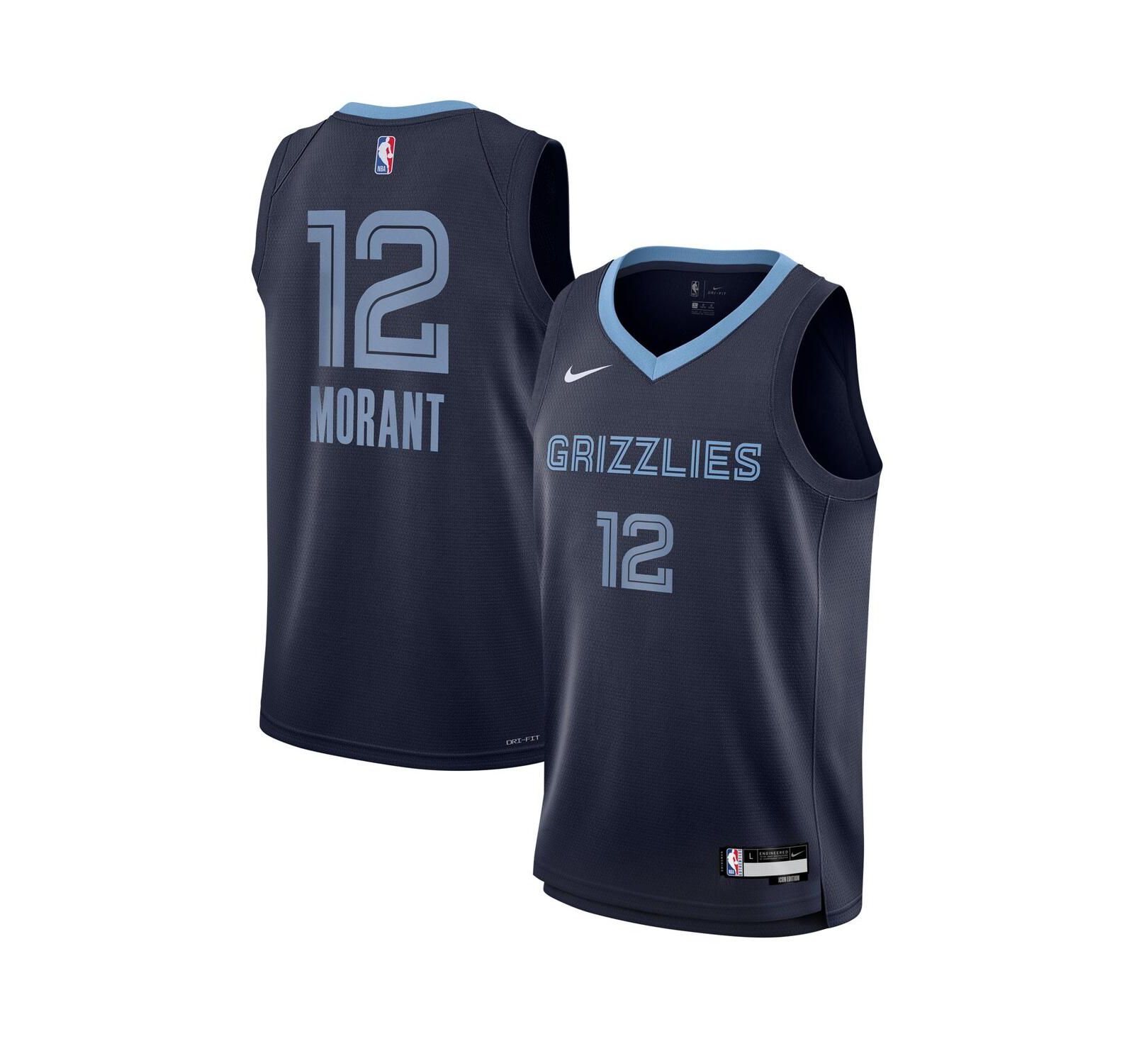 Детская джерси Nike Ja Morant Memphis Grizzlies Icon Edition