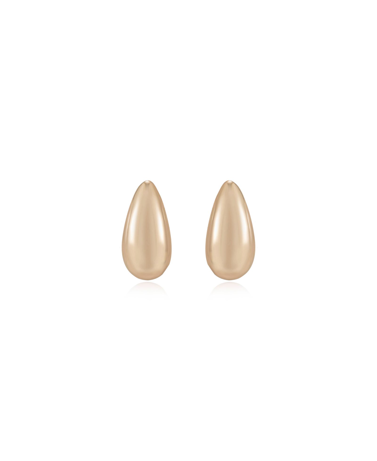 ETTIKA Golden Teardrop 18K Gold Plated Earrings