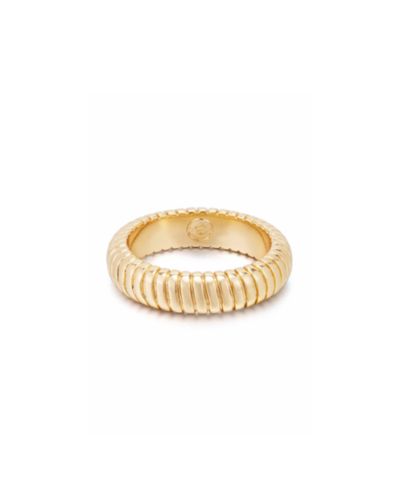 Кольцо ETTIKA Your Essential 18K Gold Plated Twisted Flex
