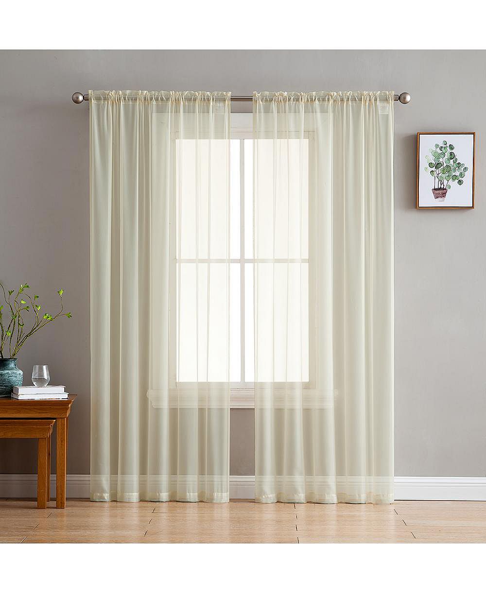 Комплект из 2-х прозрачных тюлевых штор HLC.me Sheer Voile Window Curtain