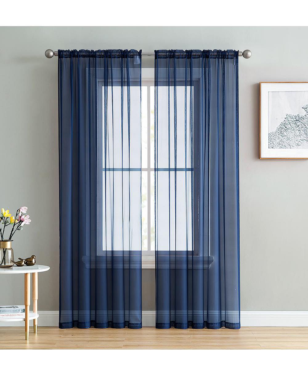 Комплект из 2 штук HLC.ME Sheer Voile Window Curtain Sheer Panels