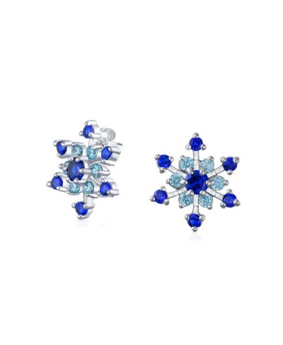 Серьги-гвоздики Bling Jewelry с кубической цирконией