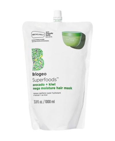 Маска для волос Briogeo Superfoods Avocado + Kiwi Mega Moisture Superfood, 33.8 oz.