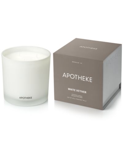 Ароматическая свеча APOTHEKE White Vetiver с 3 фитилями, 26 oz.