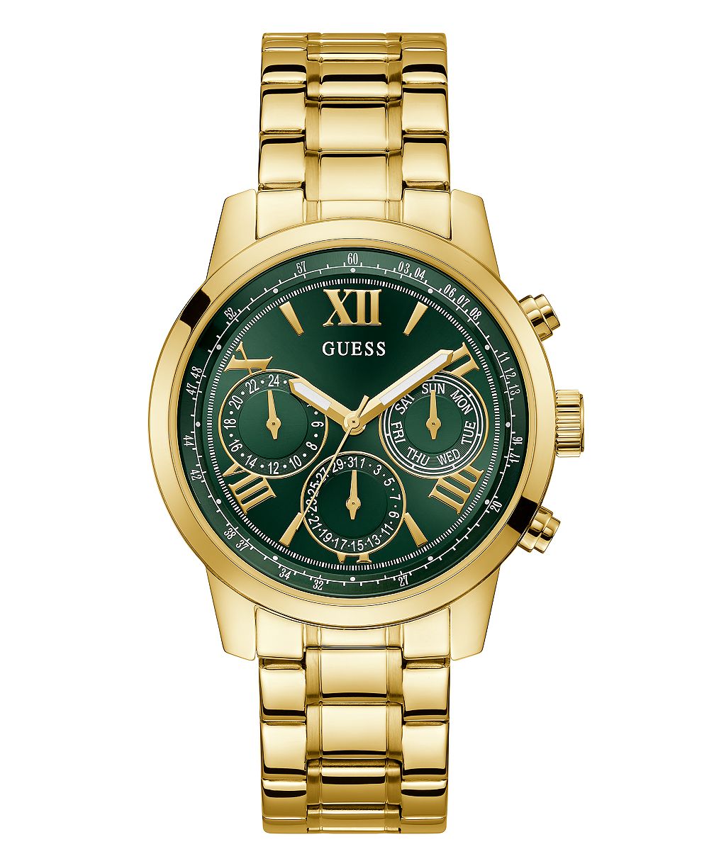 Женские часы GUESS Multi-Function Gold-Tone Stainless Steel 42mm