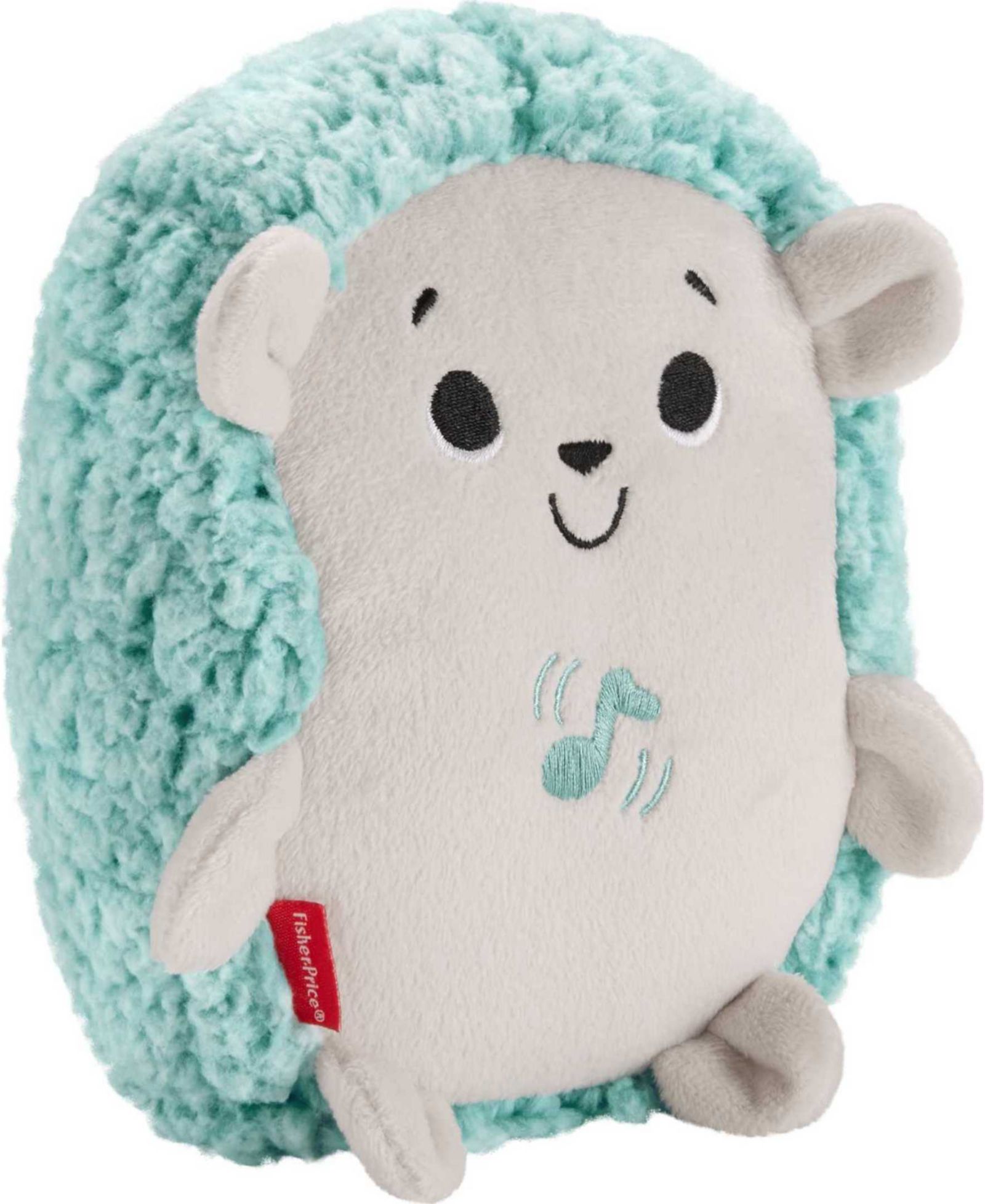Fisher Price Успокаивающая игрушка-ежик Calming Vibes Hedgehog Soother, портативный плюшевый друг для младенцев