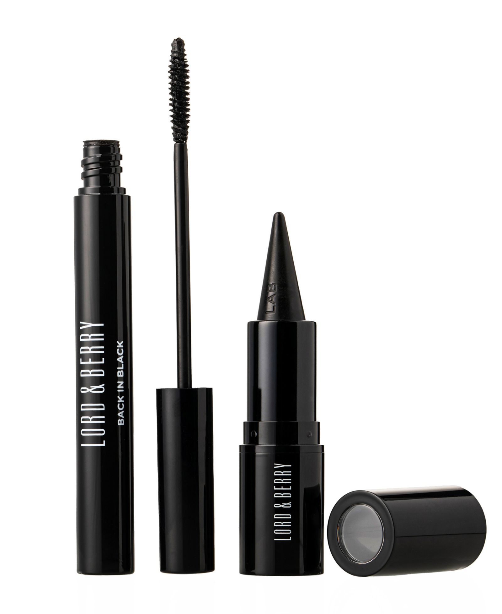 Lord & Berry Basic Back in Black Makeup Kit, 2 Piece