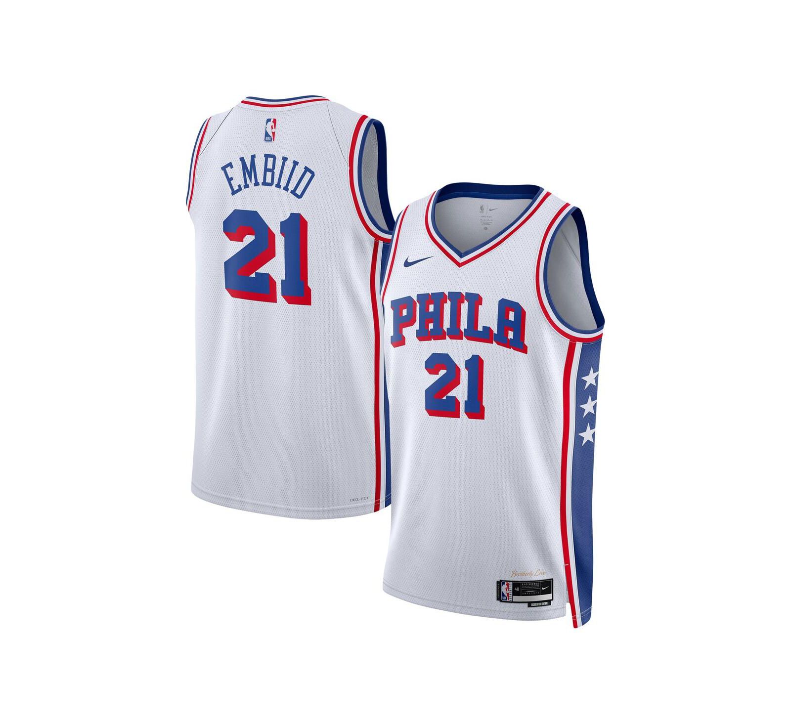 Джерси Nike Men's and Women's Joel Embiid Philadelphia 76ers Swingman