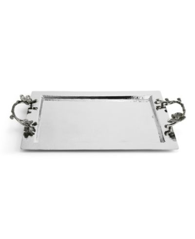 Michael Aram Black Orchid Handled Serving Tray