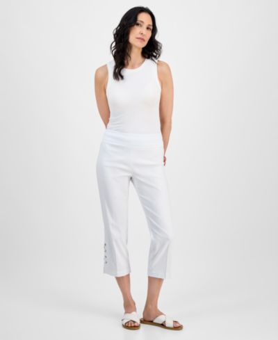 Женские брюки JM Collection Side Lace-Up Capri