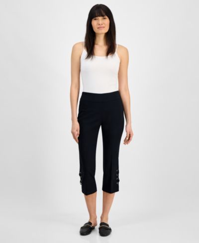 Брюки-капри JM Collection Petite Side-Lace-Up
