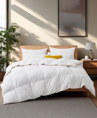 UNIKOME 500 Thread Count All Season Down Feather Comforter, Twin