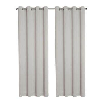 Комплект из 2 штор Kate Aurora Hotel Living 100% Blackout с люверсами, цвет Ivory Beige