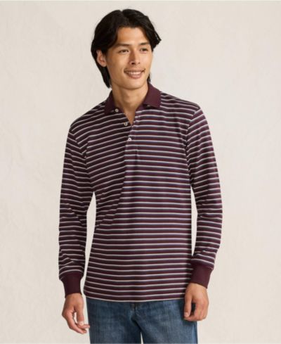 Lush burgundy/blue stripe