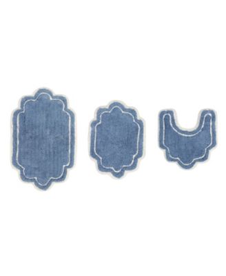 Набор ковриков для ванной Home Weavers Allure 3-Pc. Set